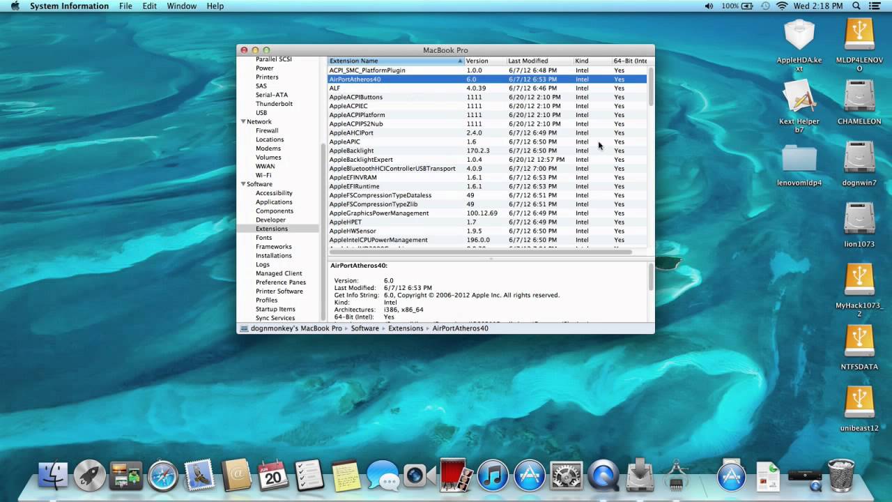 Mountain Lion On Lenovo G770