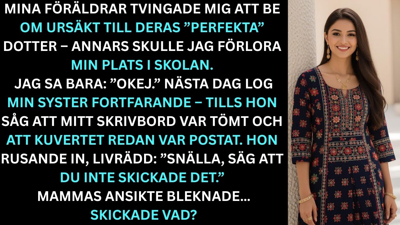 Min pappa stoppade min skolgång tills jag bad deras älskade guldpojke om ursäkt  så jag gjorde detta