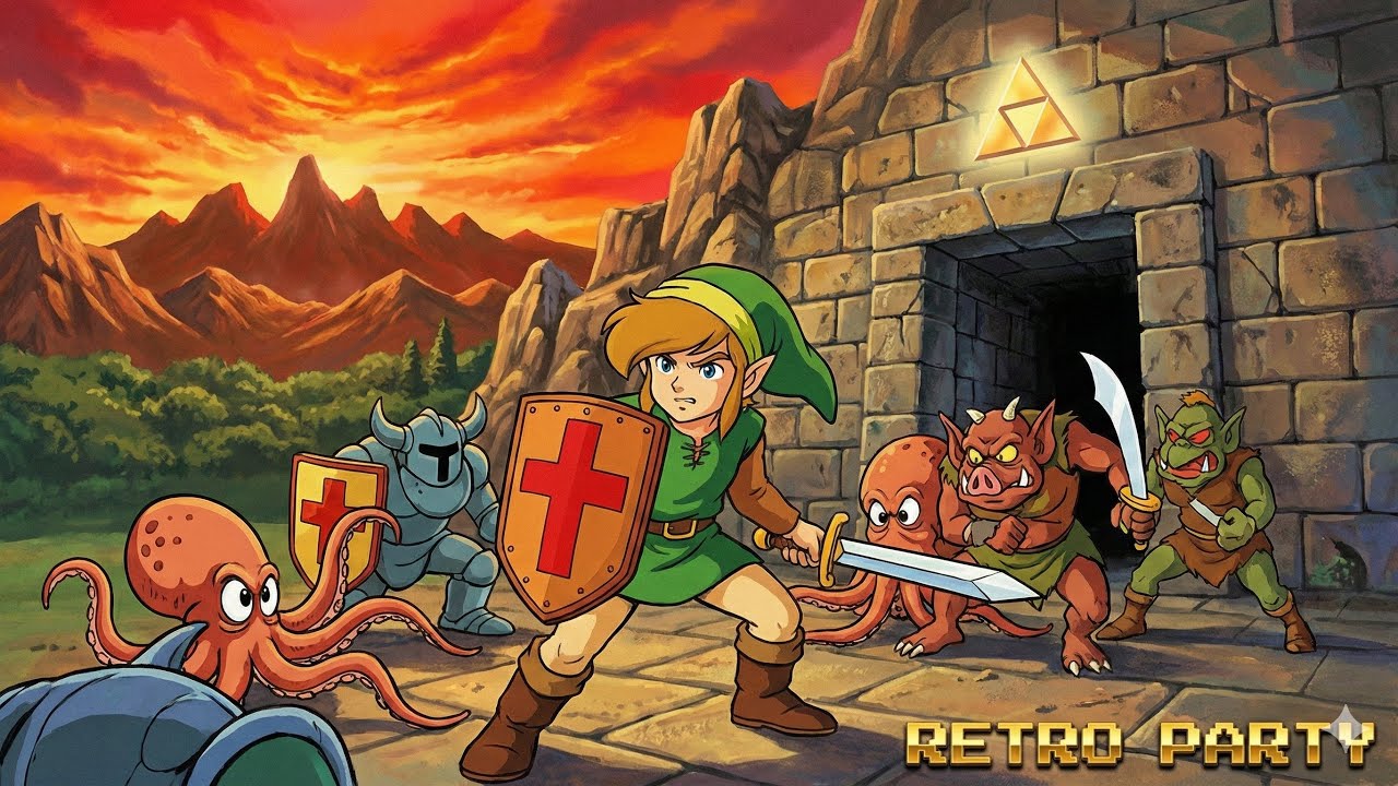 ON M'A MENTI SUR LA DIFFICULTÉ DE ZELDA 1 ! - RETROPARTY #1