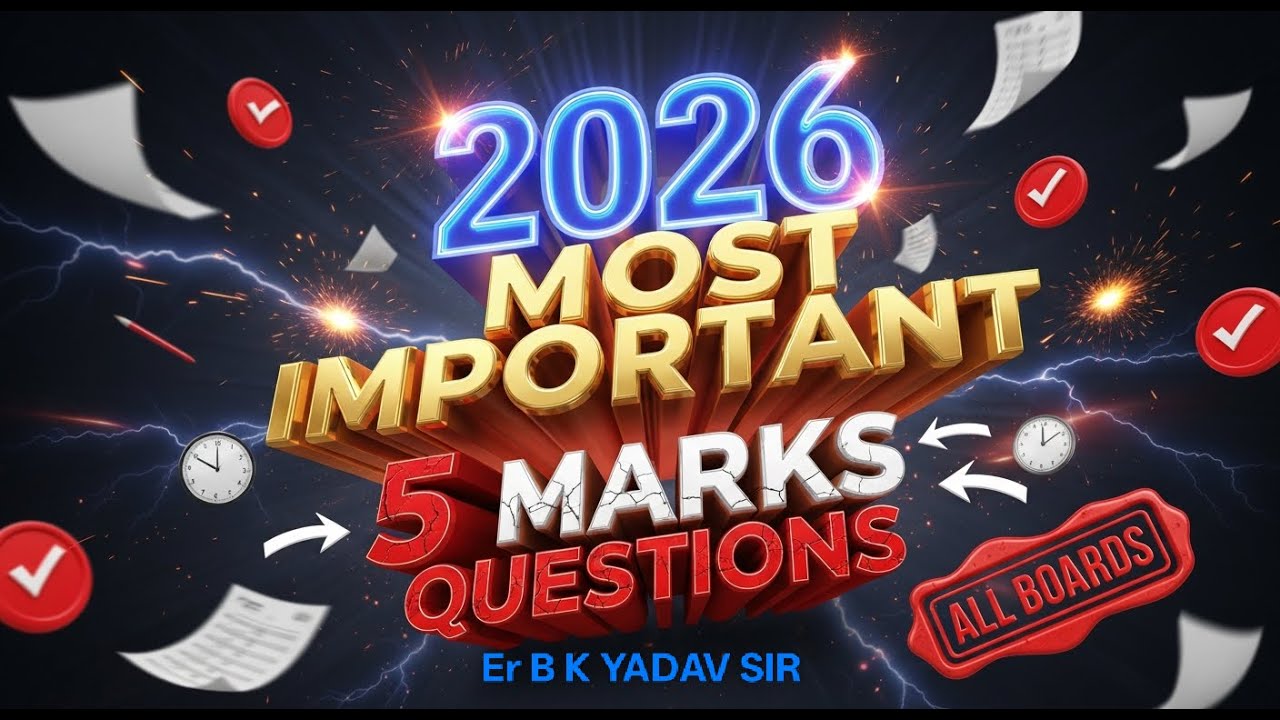 All Boards 2026 | Most Important mathematics 5 Marks Questions | Don’t Miss ❗