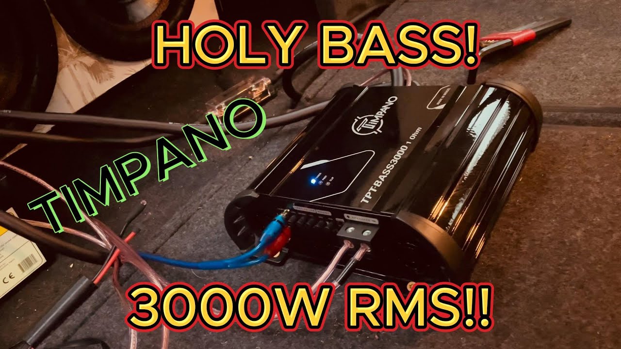 ЛУЧШЕ, ЧЕМ ТАРАМП?!?| Timpano TPT-BASS3000 1 Ом!