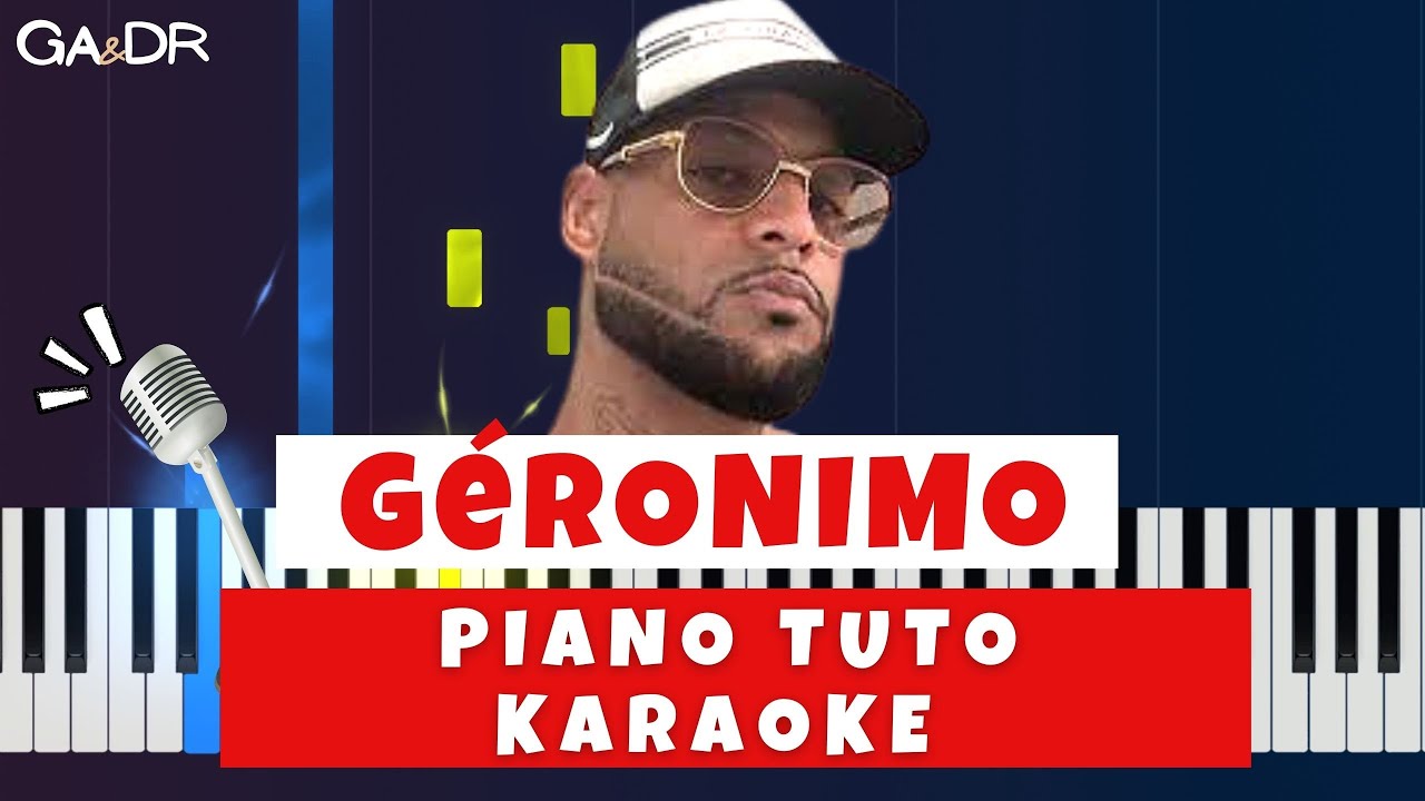Booba - Géronimo (Piano Cover Tutoriel KARAOKE Paroles) [ Ga&Dr Piano Tuto ]
