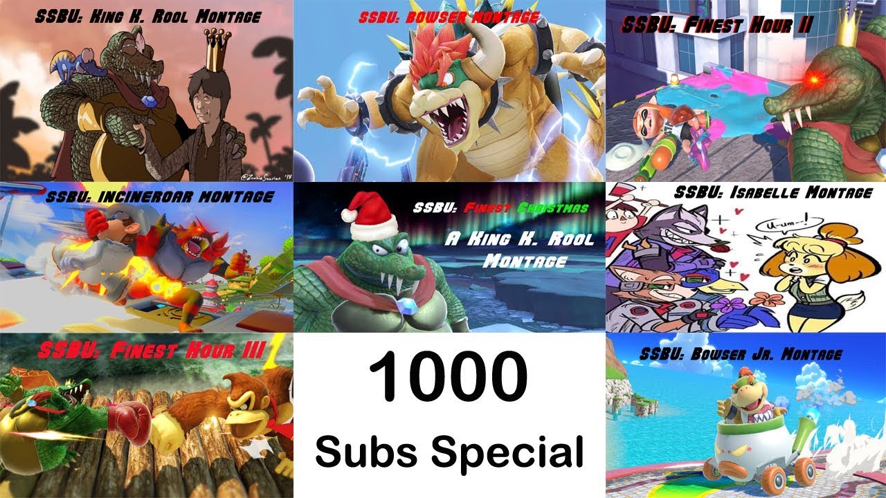 1000 Subs Special - A Montage Collab (Super Smash Bros. Ultimate)