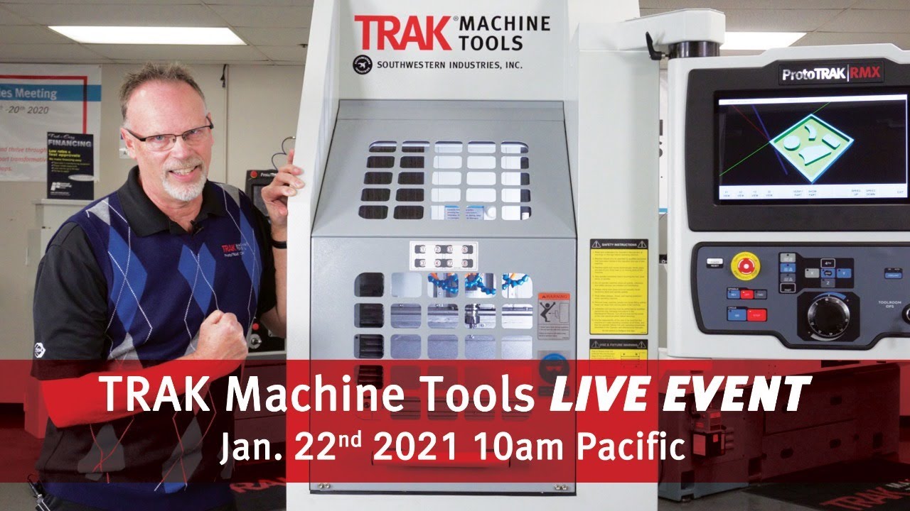 TRAK Machine Tools в прямом эфире: TRAK VMC2 — 22.01.21