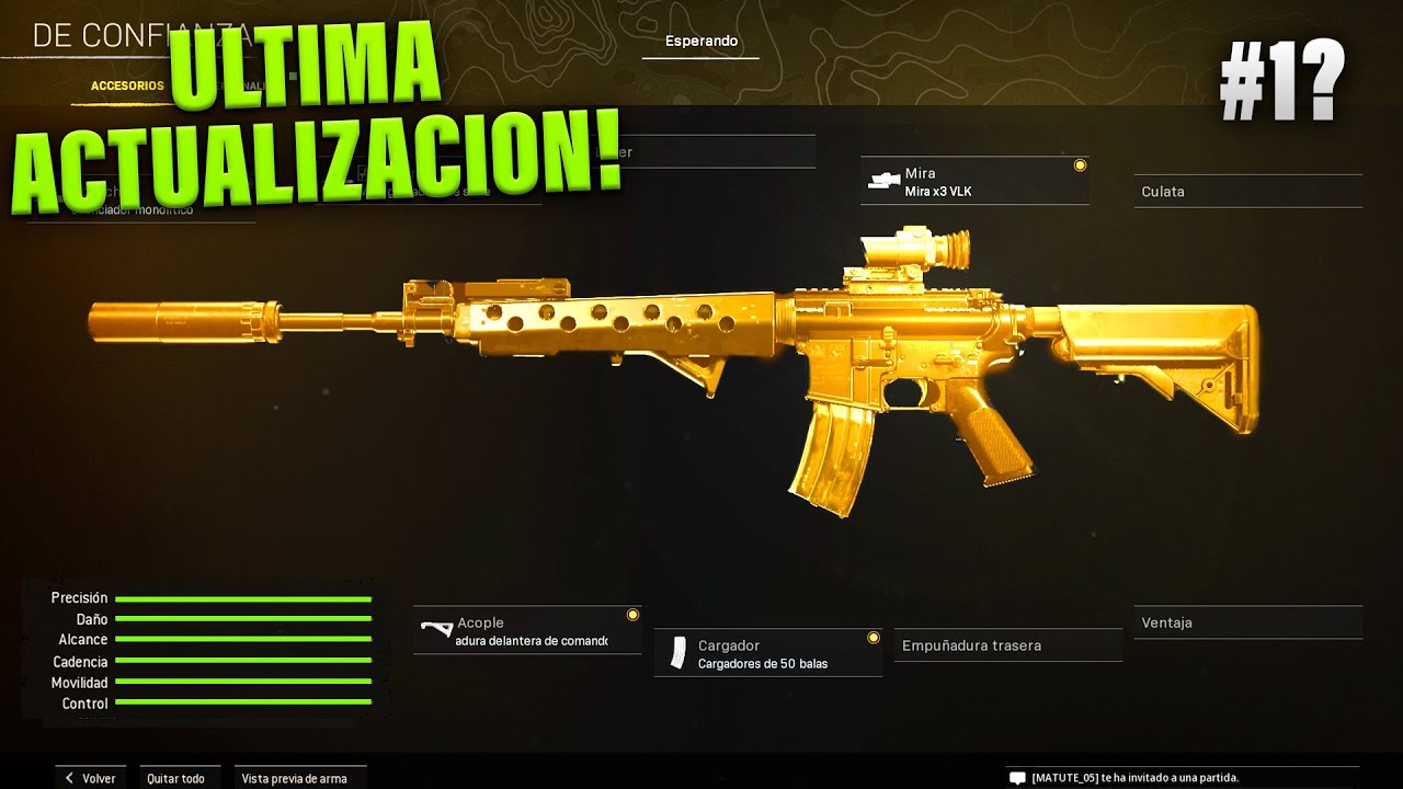 Las 5 MEJORES ARMAS META DESPUES de la ULTIMA ACTUALIZACION de WARZONE Temporada 5