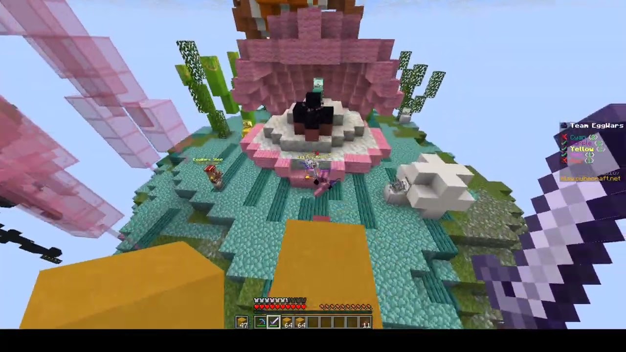 Intense gameplay i Eggwars