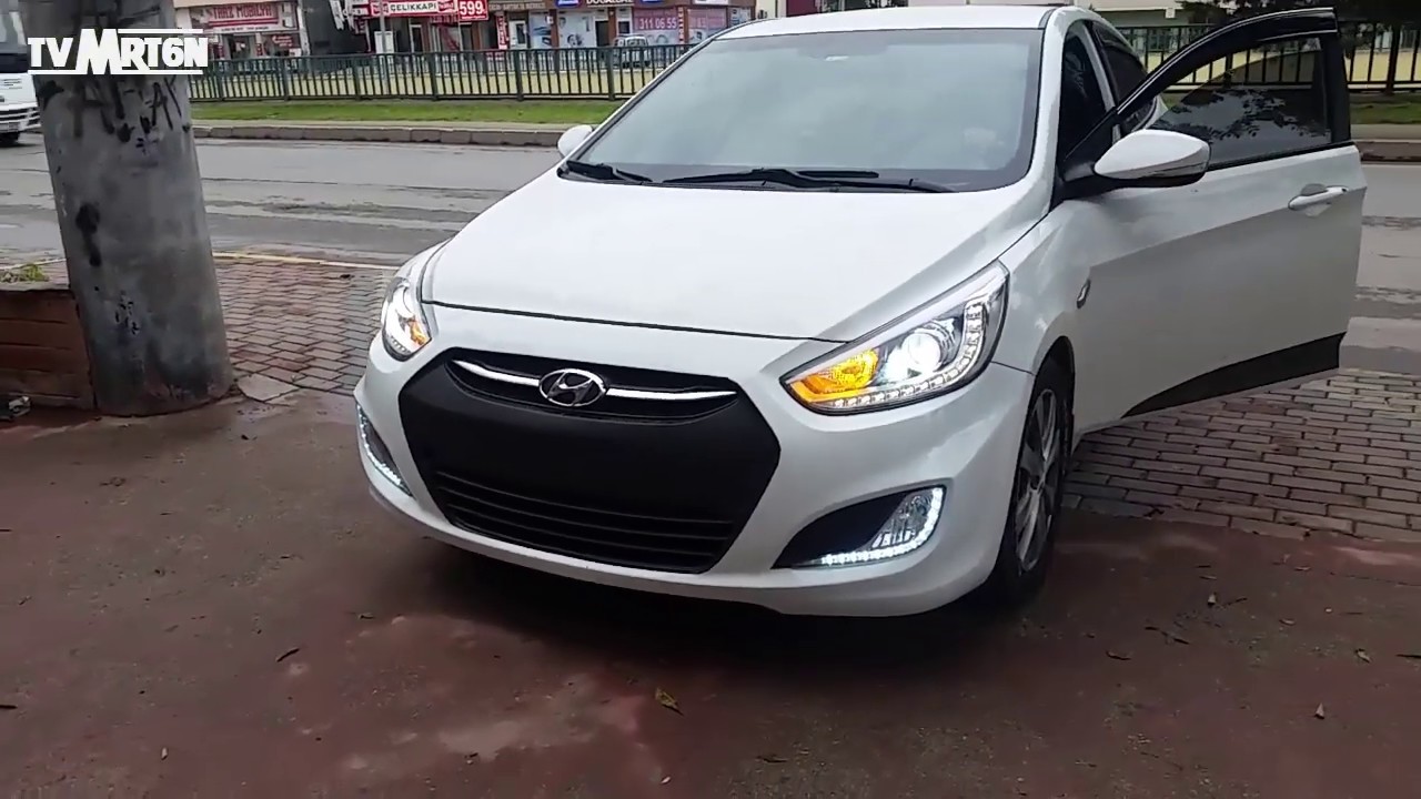 Hyundai Accent Blue Makyaj Tazeledi Prime Lights Led