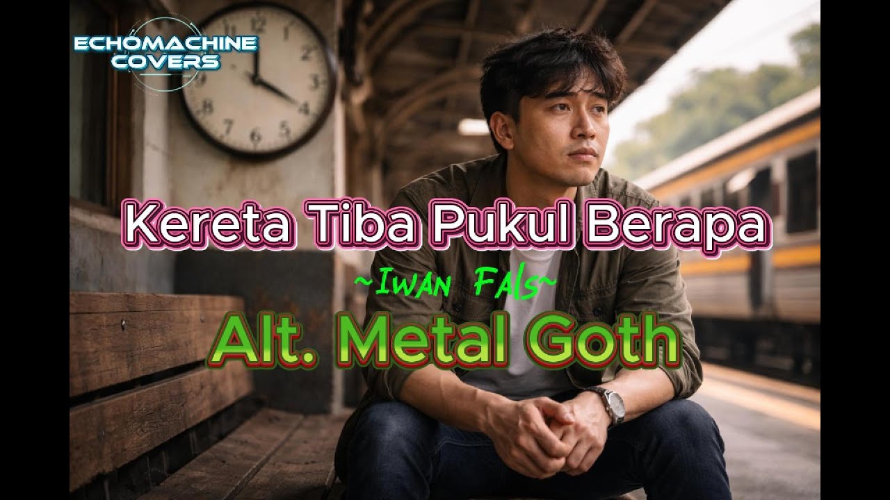 Kereta Tiba Pukul Berapa – Alternative Metal Goth Cover | Iwan Fals (Echomachine Covers)