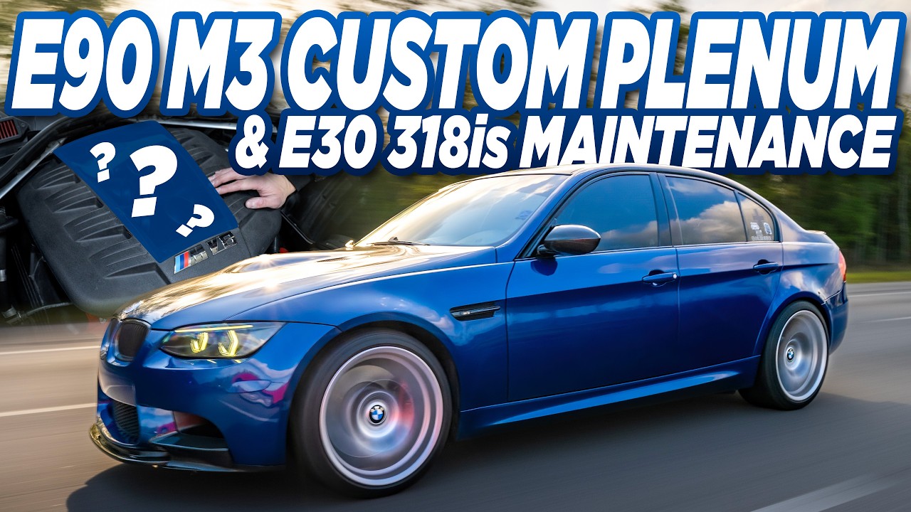 E90 M3 And 318is quick fixes | DIY Plenum Better than Carbon?