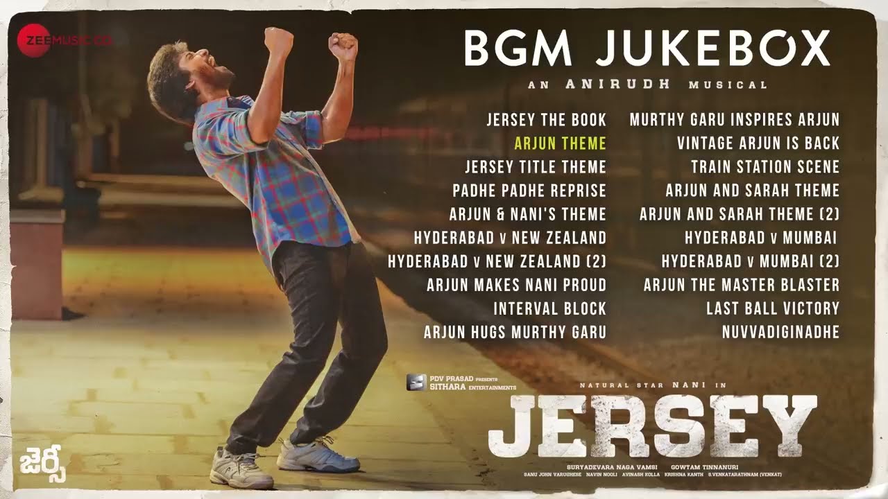 Jersey - BGM | Audio Jukebox | Nani & Shraddha Srinath | Anirudh Ravichander