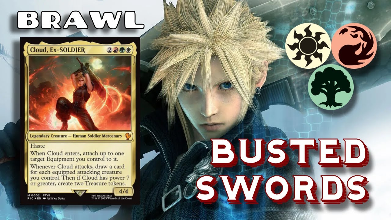 Swords Enjoyers are Feasting - Cloud Ex-SOLDIER - Brawl MTG Arena Gameplay