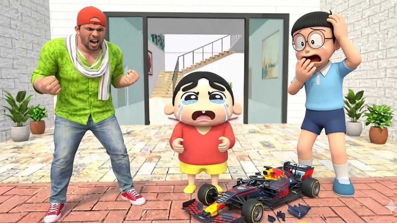 SHINCHEN 😍 NE NOBITA KA FORMULA 1 RACING 🏎️ TOD DIYA 😱 INDIAN THEFT AUTO GAME