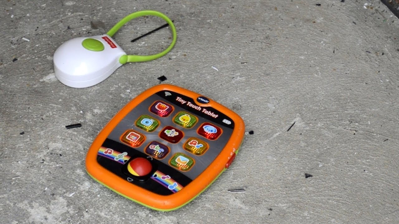 Smashing a VTech Tiny Touch Learning Tablet