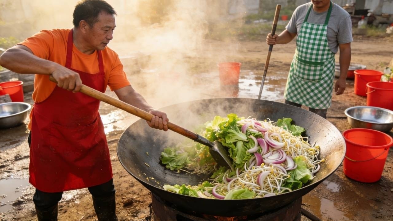 海南农村宴席 海南岛五指山市农村宴席888的标准 100桌  #海南美食