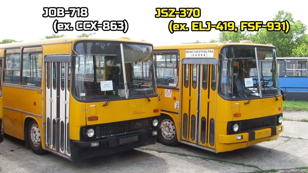 K&eacute;t Ikarus 260.43 &eacute;rkezett a selejtsorra: JOB-718 &eacute;s JSZ-370