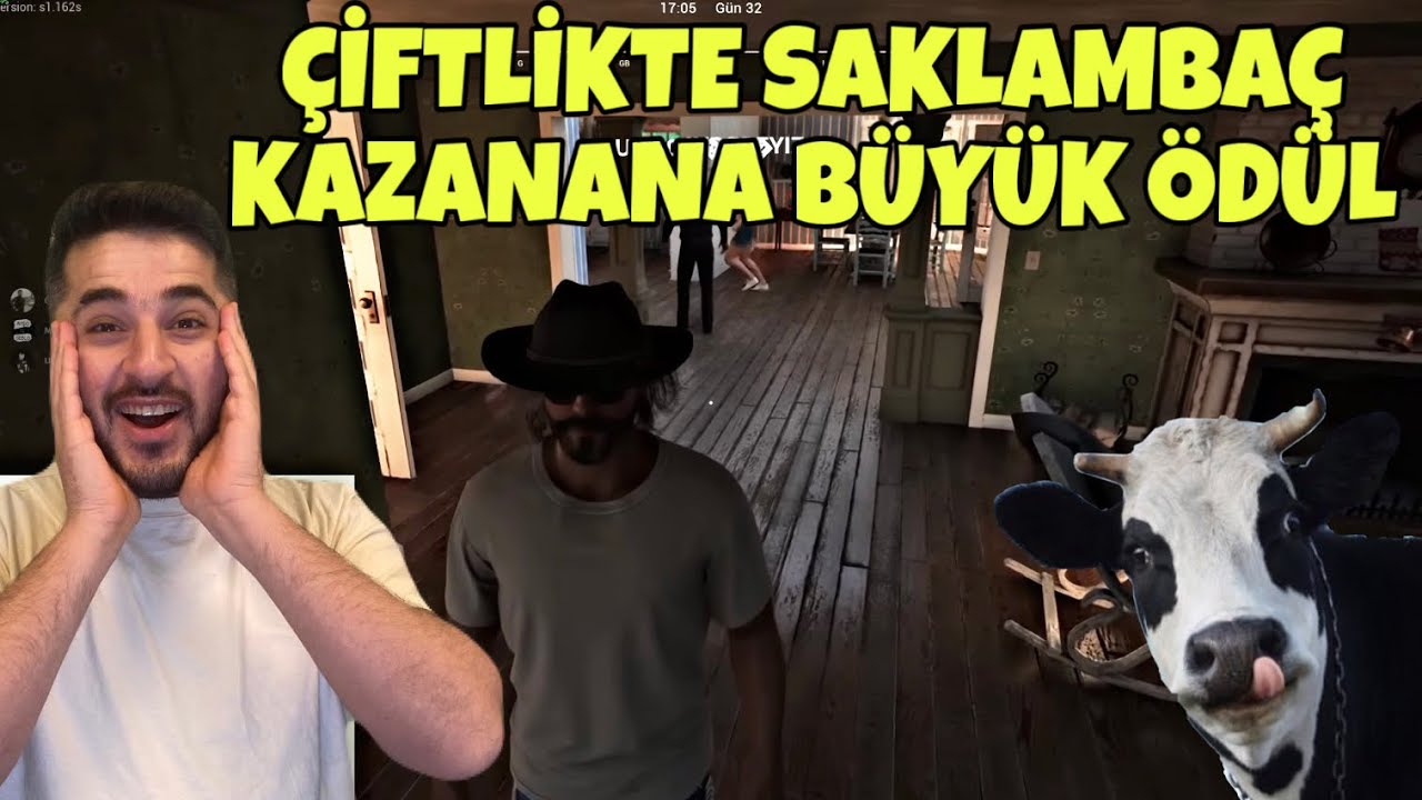 ÇİFTLİKTE SAKLAMBAÇ OYNADIK, KAZANANA BÜYÜK ÖDÜL VAR! -RANCH SIMILATOR 4.SEZON 19.BÖLÜM