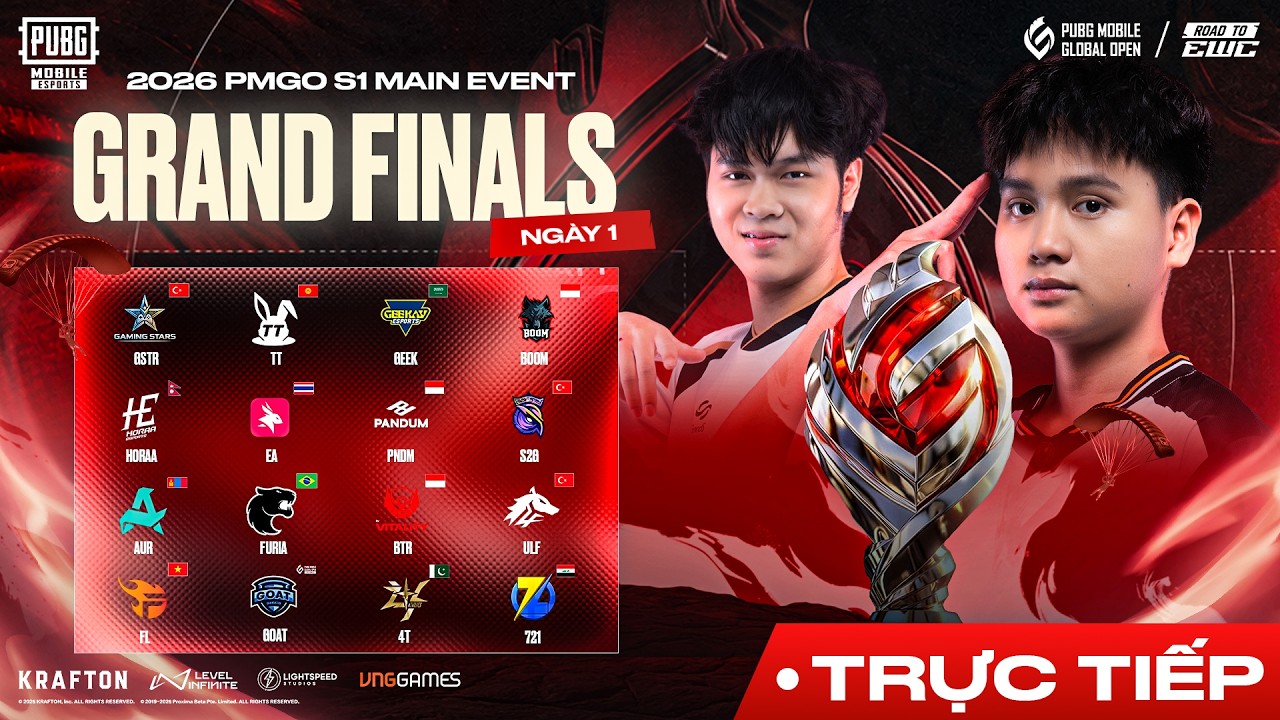 🔴 [VN] 2026 PMGO S1 Main Event | FINAL DAY 1 | KHI TẤT CẢ ANH T&Agrave;I HỘI TỤ CHO Đ&Ecirc;M CHUNG KẾT