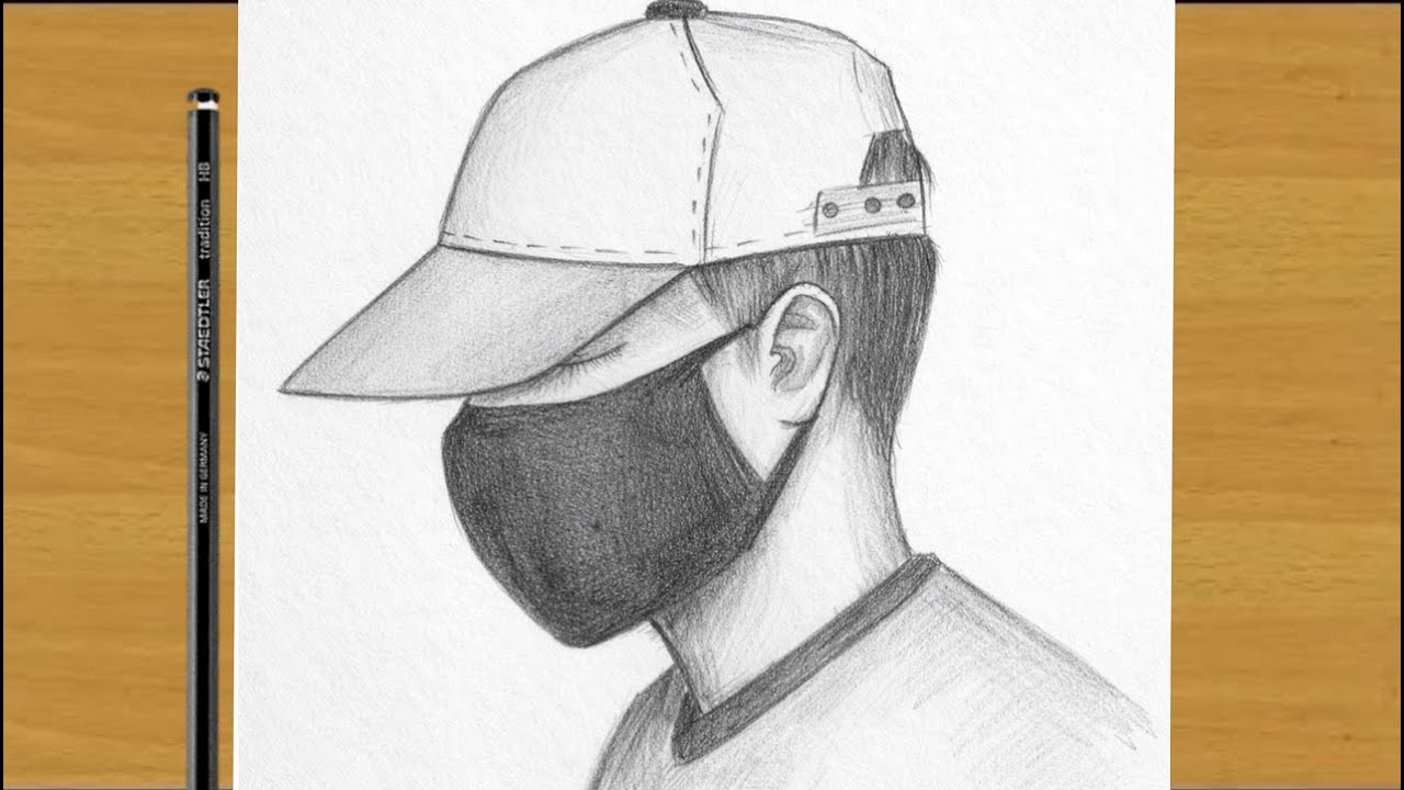 Simple Side Profile Pencil Drawing | Step by Step Sketch