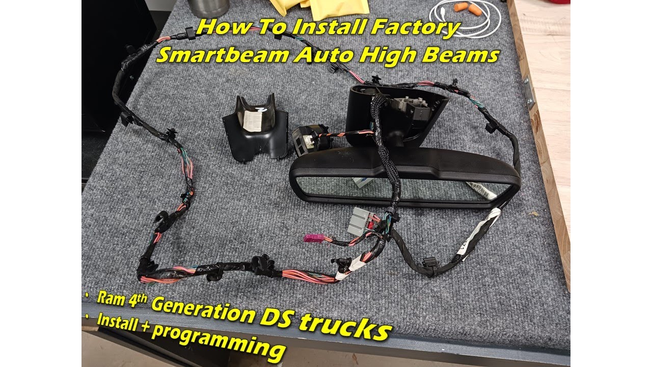 Ram 1500 DS (2013+) SmartBeam Automatic High Beam Headlight Install with Programming