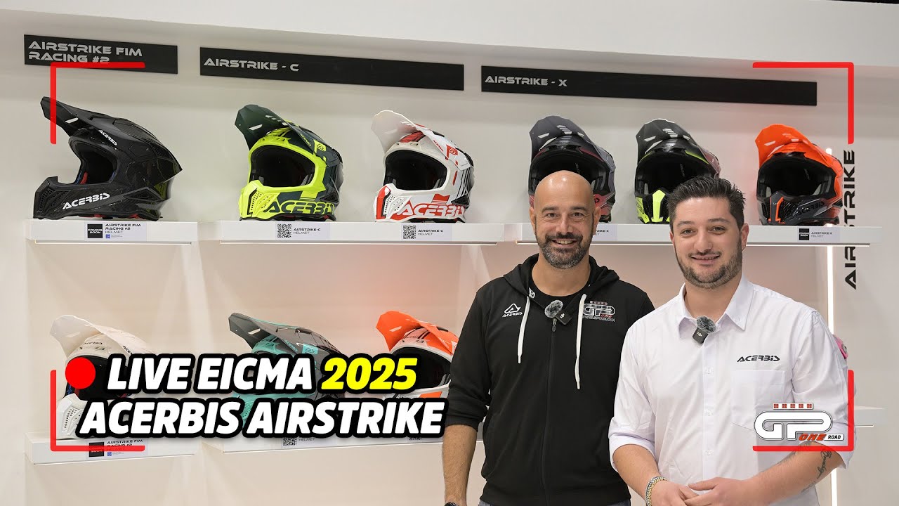 Acerbis lancia il casco AIRSTRIKE-C: sarà il nuovo riferimento per l’off-road