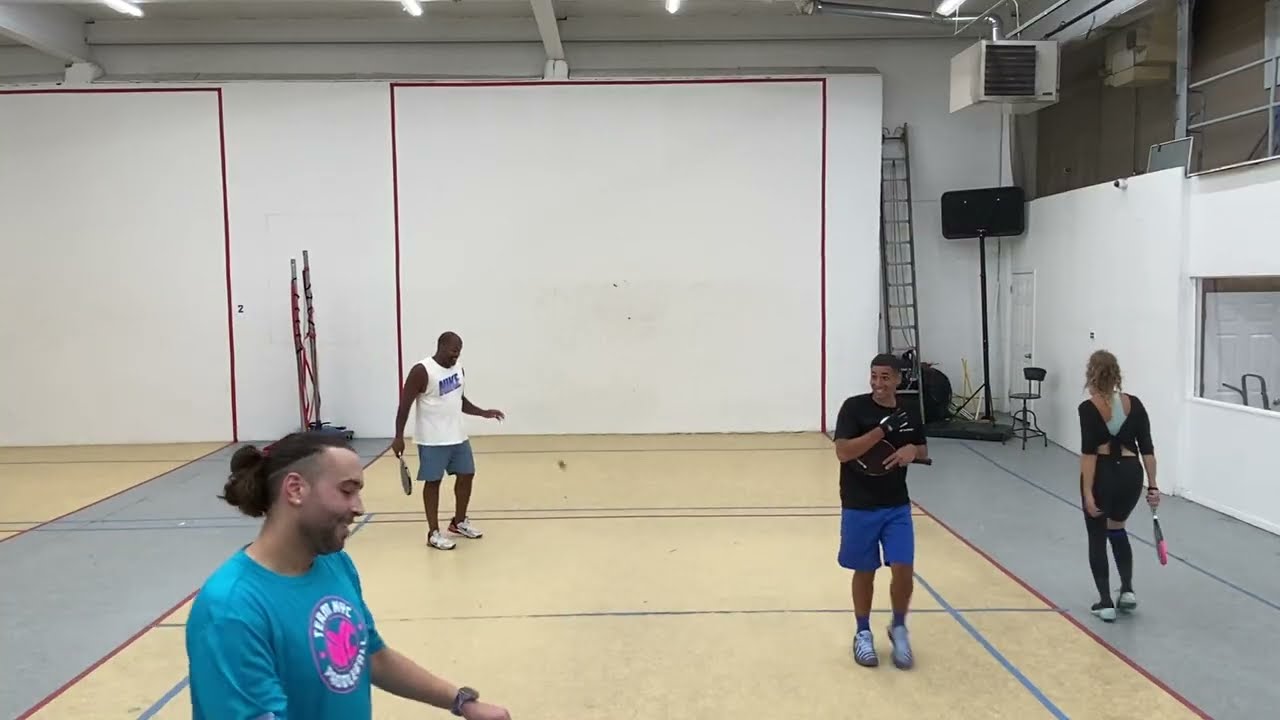 Paddleball- Charlene & Steven vs Frankie & Manny 3.11.26