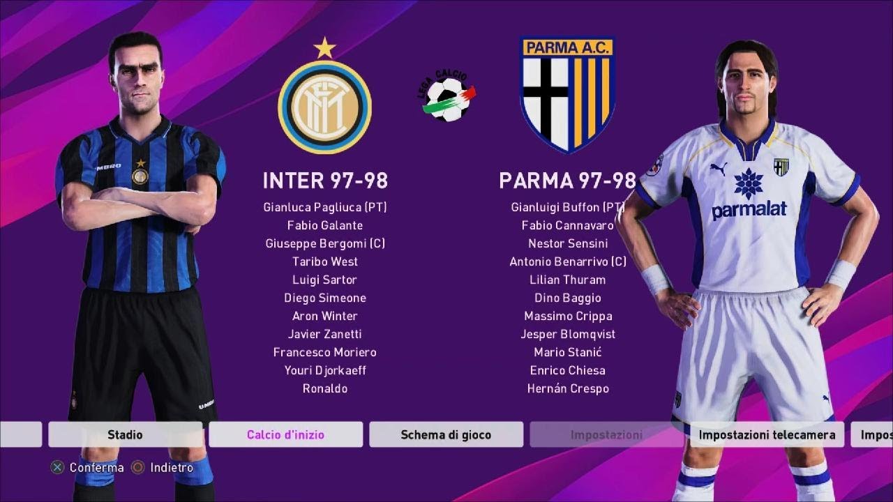Inter - Parma 1997/98 - Full Match + Telecronaca