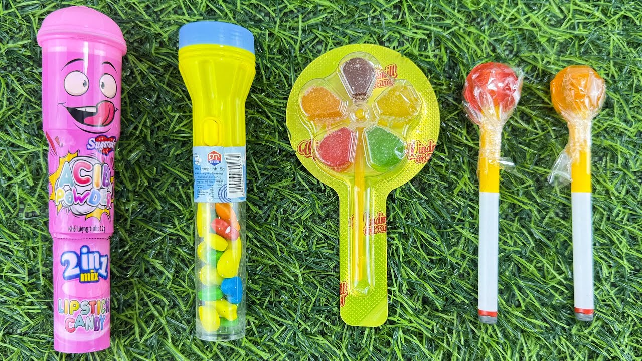 Satisfying ASMR Video With Lollipops And Colorful Candies | ASMR Candy Unwrapping
