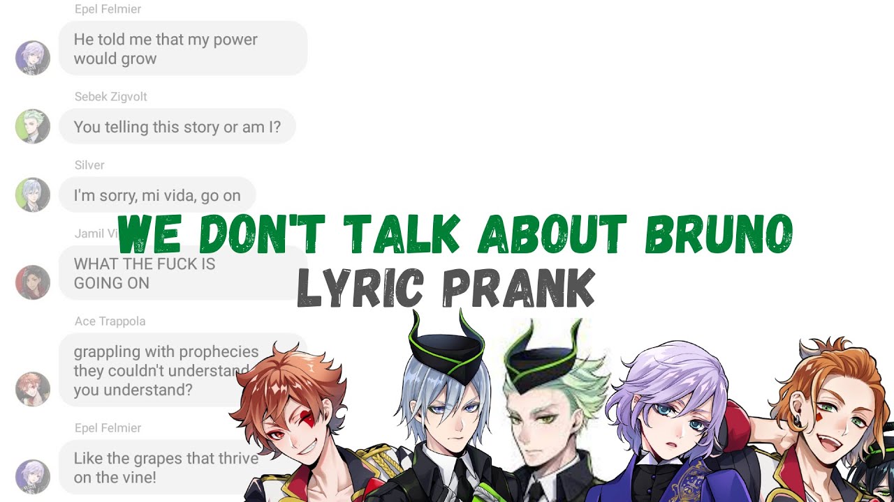 [Twisted Wonderland] We don't talk about Bruno - Encanto || Lyric Prank