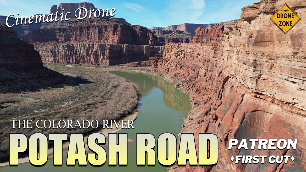 Potash Road [Cinematic Drone] - The Colorado River (BLM - Moab Field Office)
