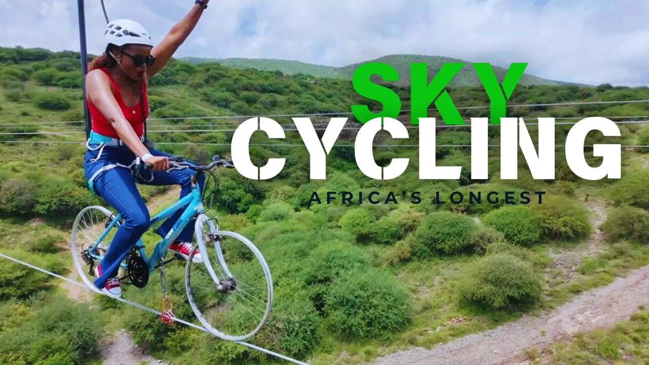 I Tried Africa's Longest Sky Cycling Ride||Sironka Valley Resort||