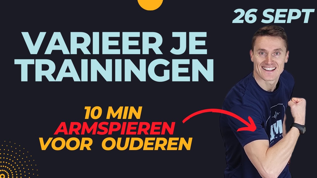 Laat al je spiergroepen aanbod komen! (10 MIN armspieren trainen voor ouderen).