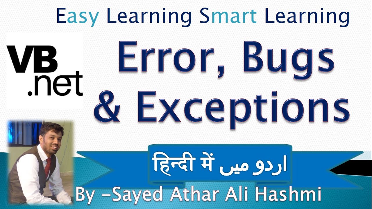 VB.net |  Exception Handling | Error Handling | Bugs | Try | Catch | Throw | Finally