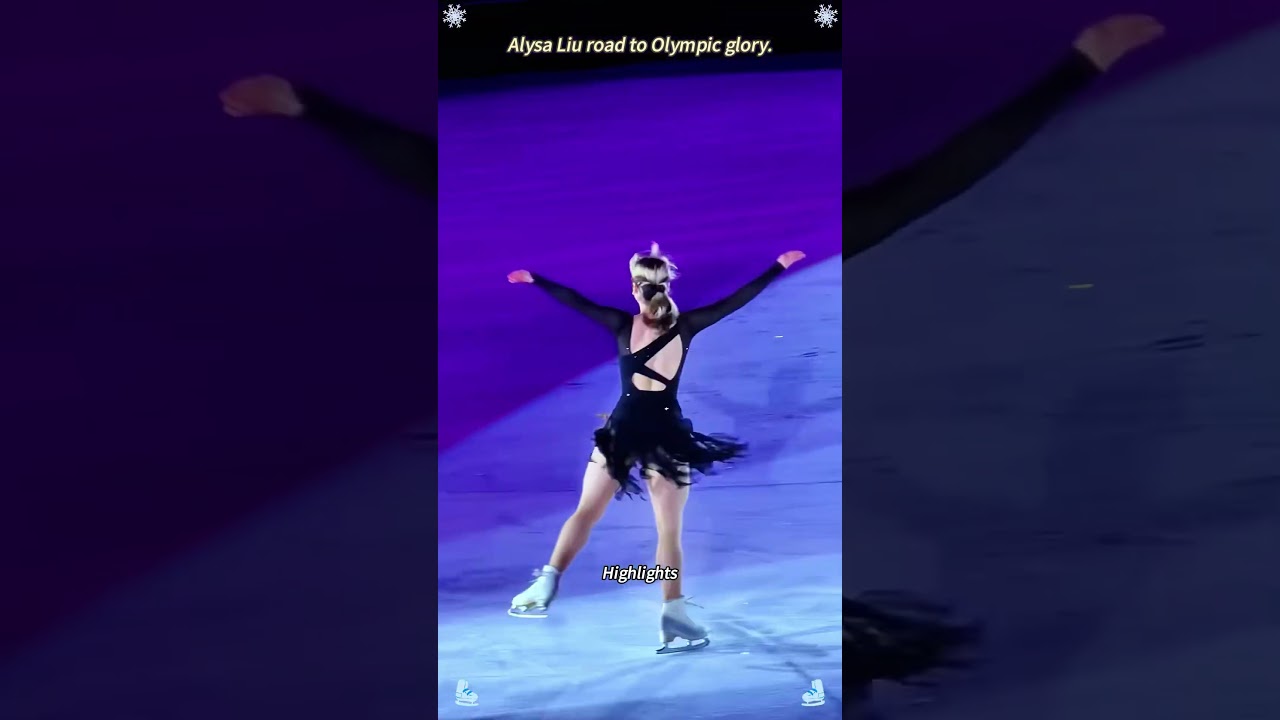 Alysa Liu road to Olympic glory. Olympic Record for Alysa Liu in the⛸️🏆#worldfigure#figureskating