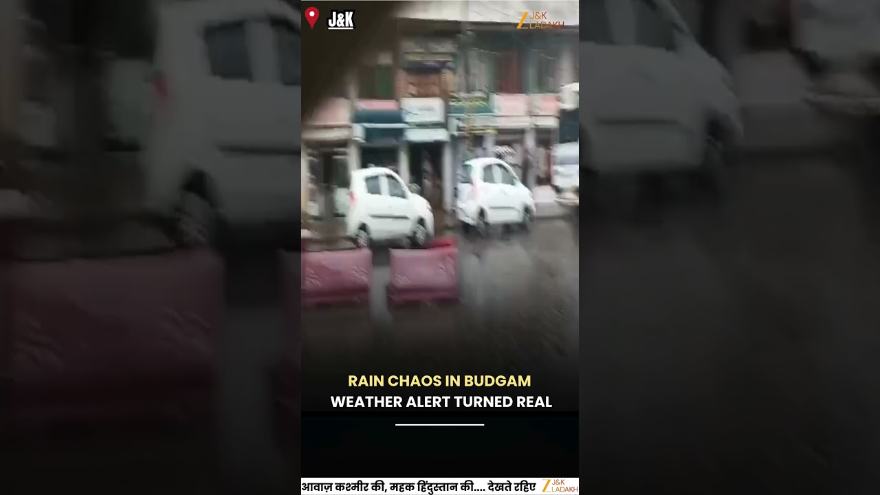 WEATHER ALERT TURNED REAL | Heavy Rain and Thunderstorms Lash Budgam | JammuKashmir | ZeeJKL