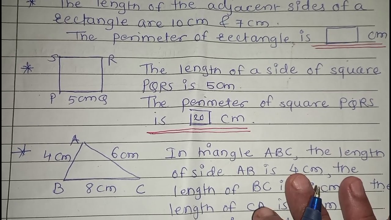 Perimeter #Math concept #4th Math #scholarship math concept