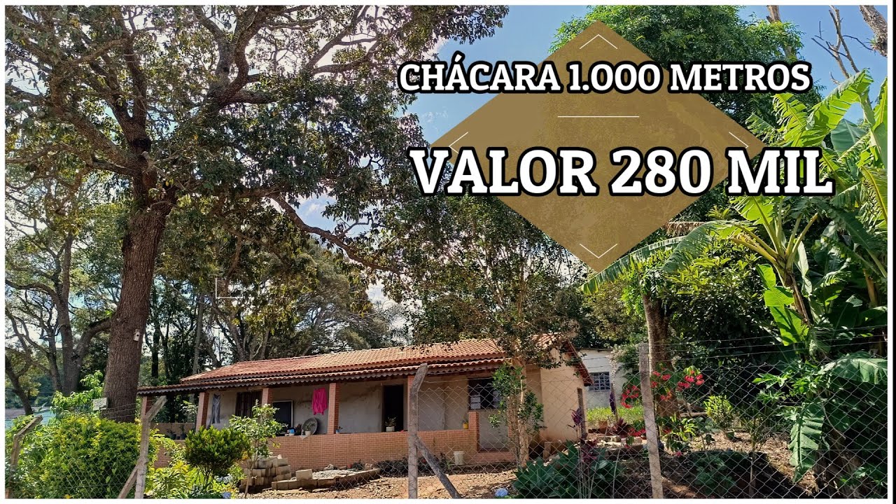 #R78*] ch&aacute;cara 1.000 metros quadrados  6 km do centro de Ibi&uacute;na valor 280 mil #ibi&uacute;na