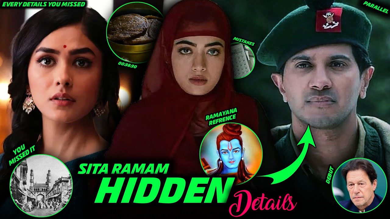 Sita Ramam Hidden Details | Ramayan References | Dulquer Salmaan | Mrunal Thakur | Rashmika Mandanna