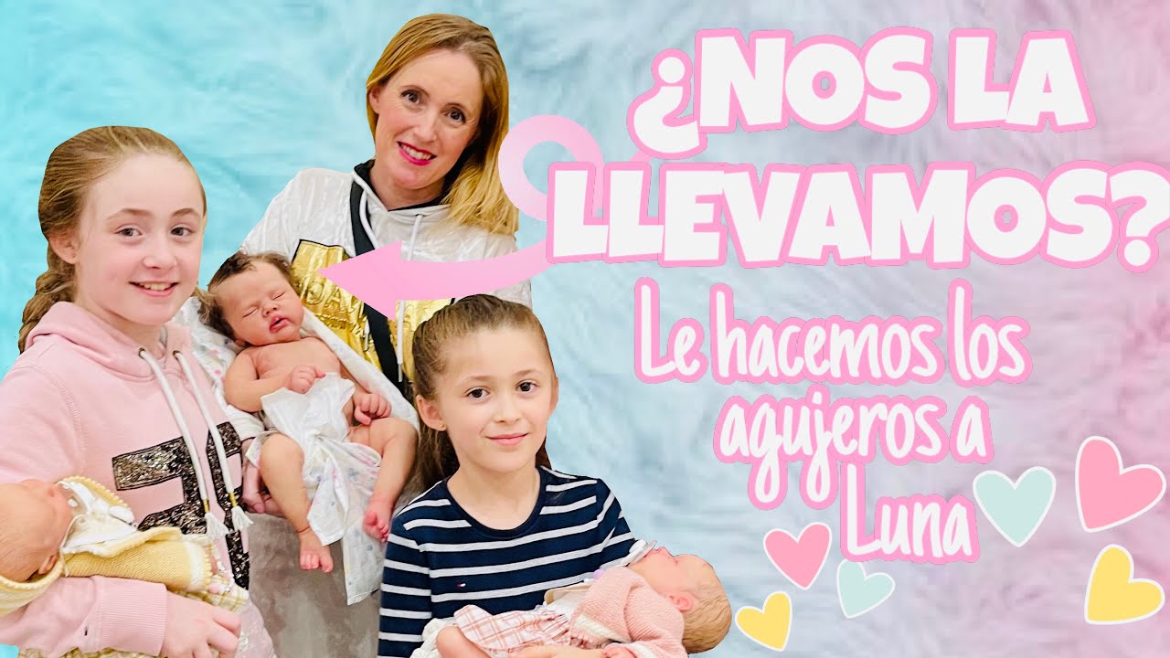 Vamos a la FERIA DE REBORN GRANADA 👶🏼 LE PERFORO LAS OREJAS A MI BEBE | Familia Panda