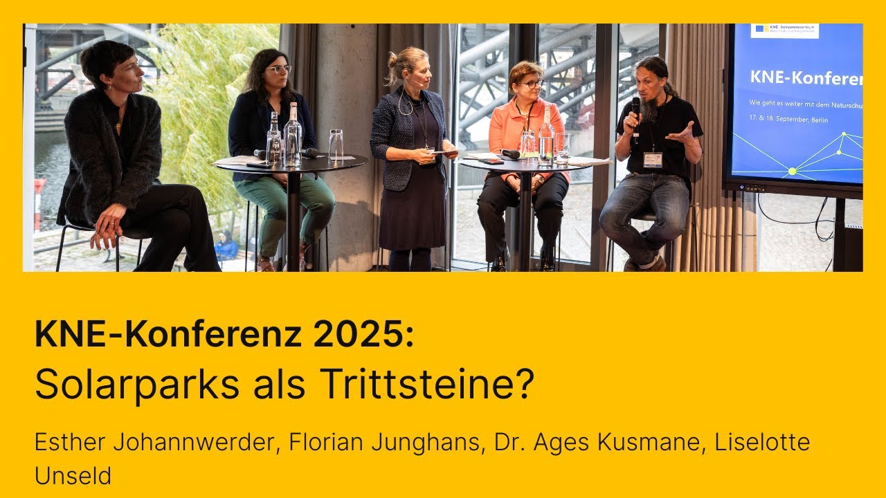 Solarparks als Trittsteine? - KNE-Konferenz 2025