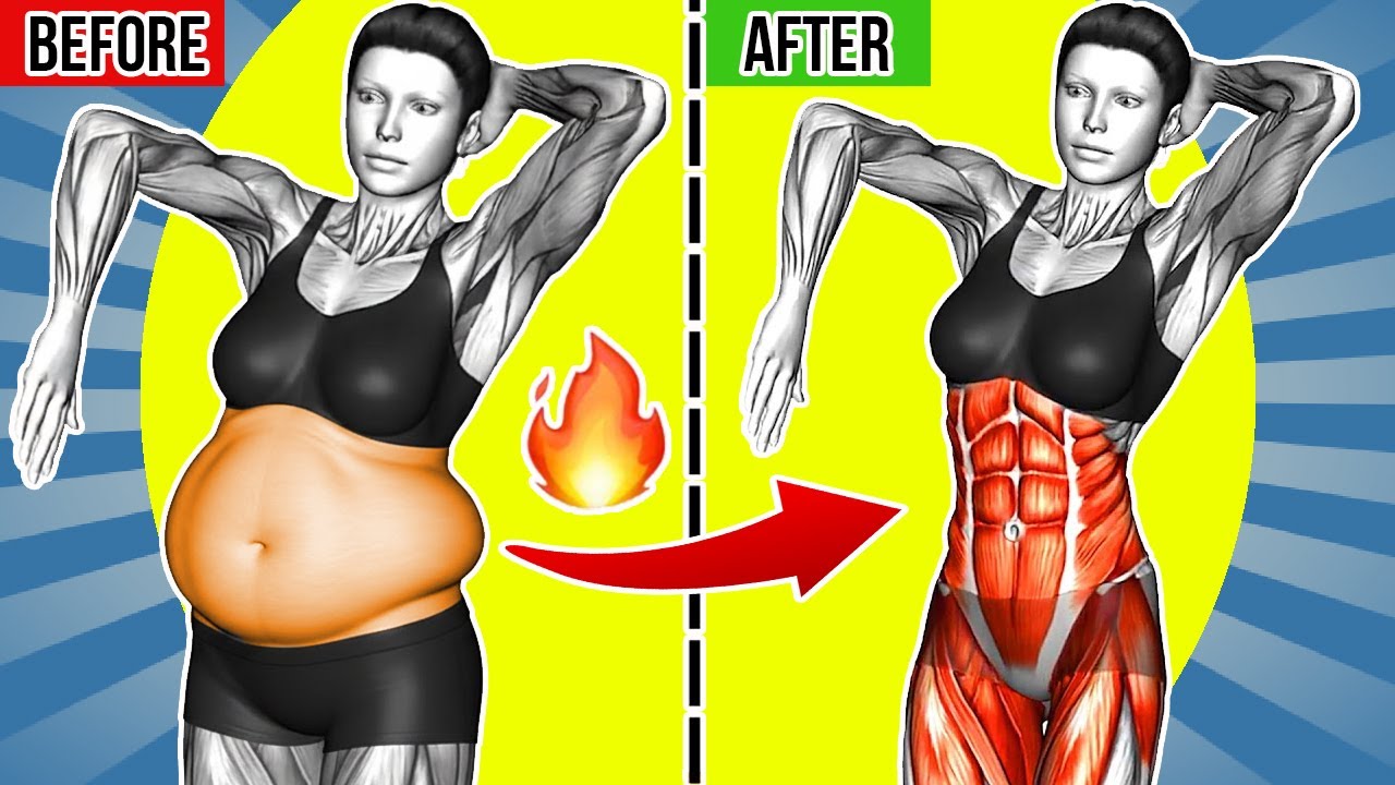 🔥Flat Stomach Workout ✅ 20-Min Standing Abs Routine to Lose Belly Fat