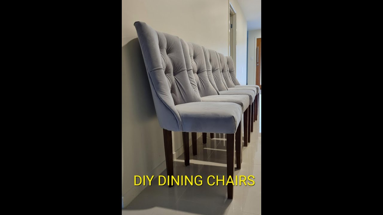 DIY Dining Chairs - How I built and upholstered my own Dining Chairs | DIY style