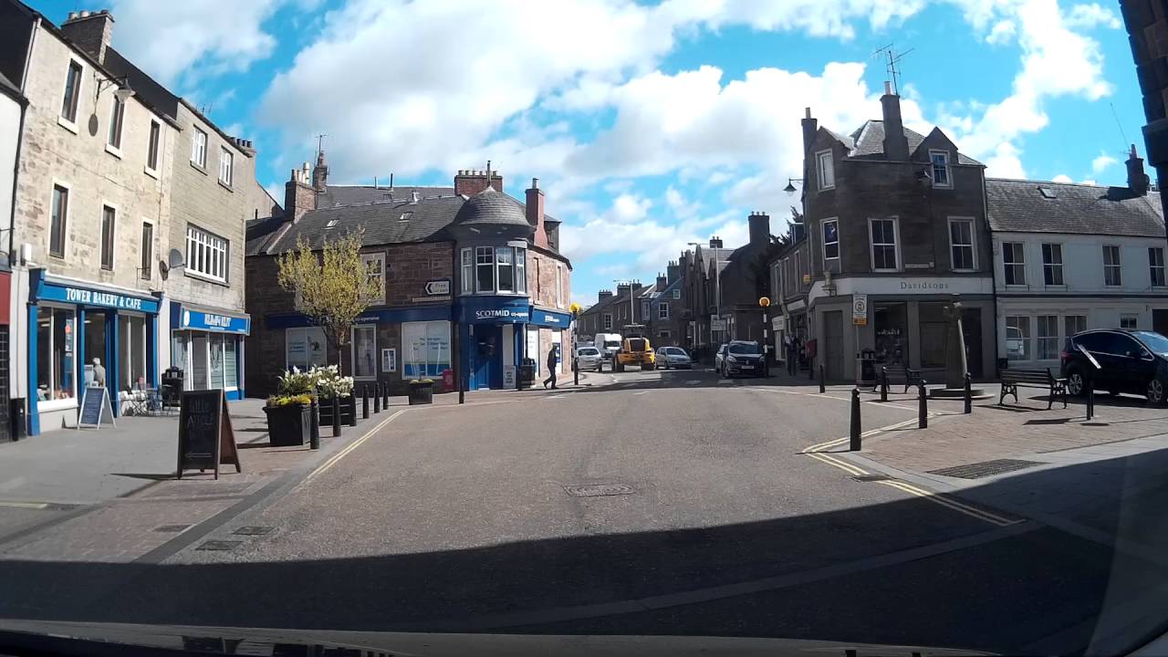 Spring Morning Drive To Blairgowrie Perthshire Scotland