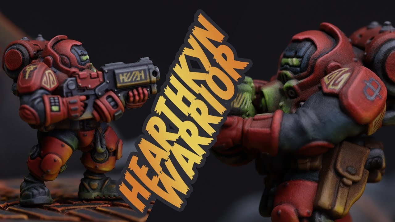 How to paint a Hearthkyn Warrior -  Leagues of Votann - Warhammer 40k Diorama