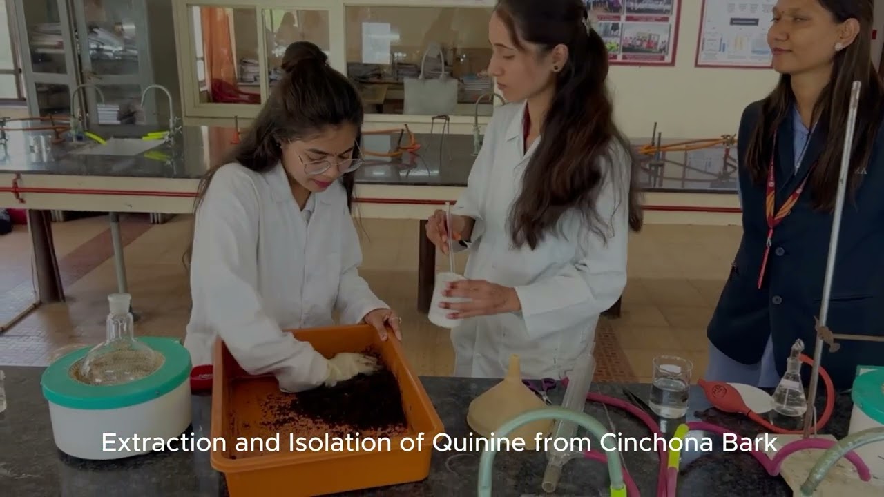 Extraction and isolation of Quinine from Cinchona