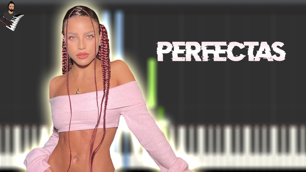 Emilia - perfectas | Instrumental Piano Tutorial / Partitura / Karaoke / MIDI