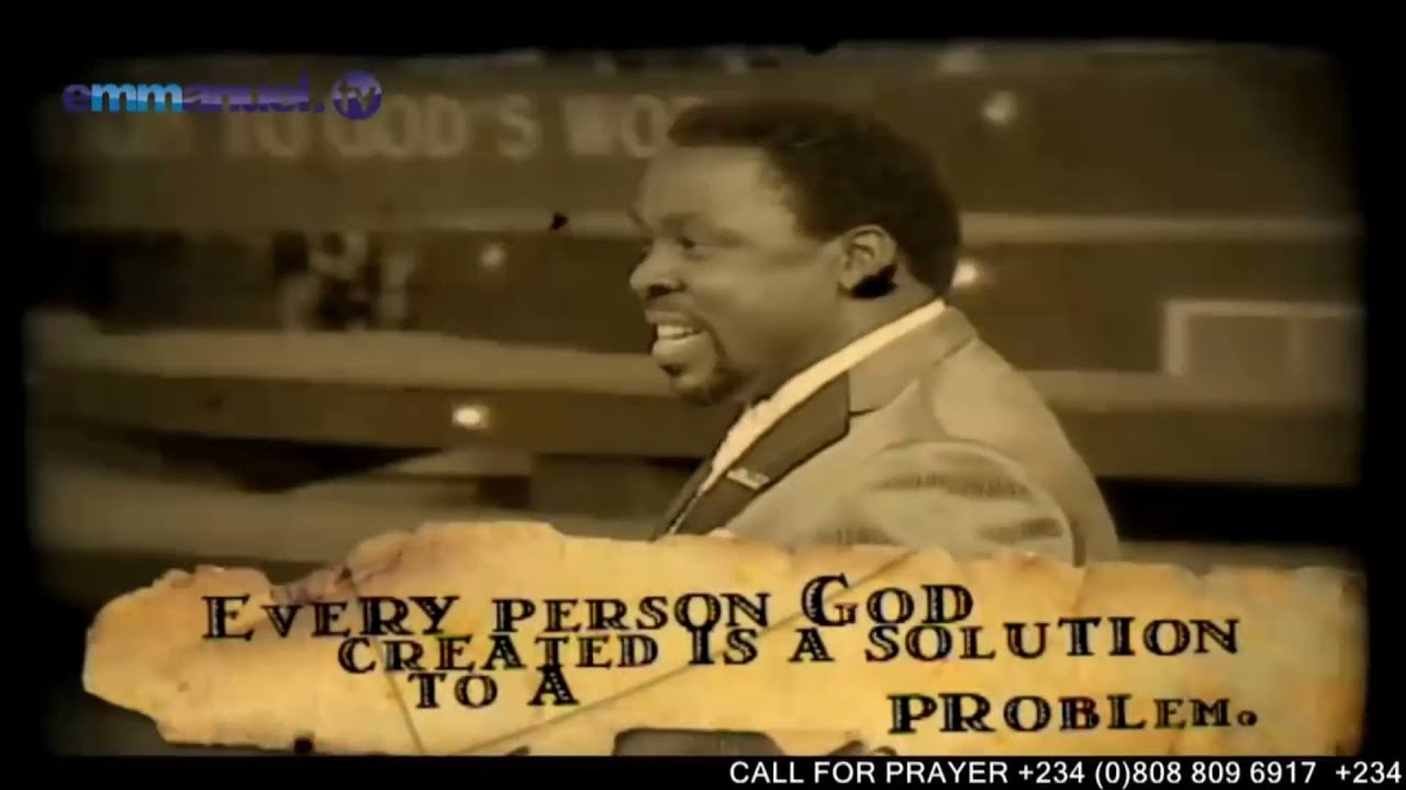 Giving is an Opportunity to Reshape our Destiny by TB Joshua