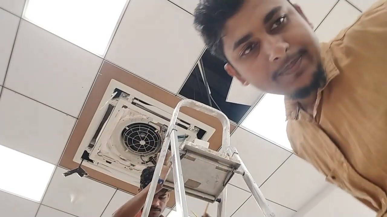 TOSHIBA VRF AC SERVICE....#youtubevideo #airconditioner #viral 