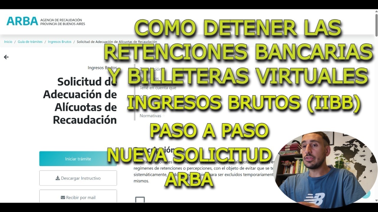 COMO DETENER LAS RETENCIONES BANCARIAS y BILLETERAS VIRTUALES DE ARBA INGRESOS BRUTOS (IIBB)