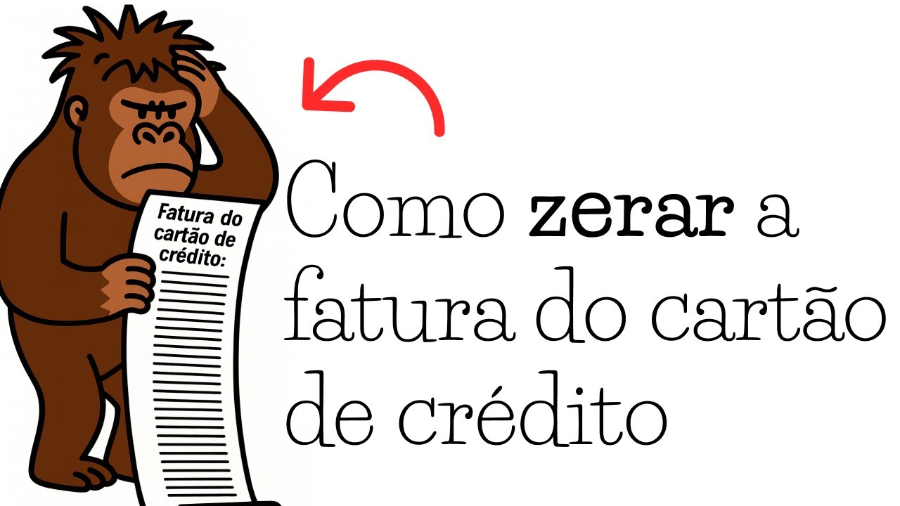Plano para zerar a fatura do cartão de crédito explicado com bananas