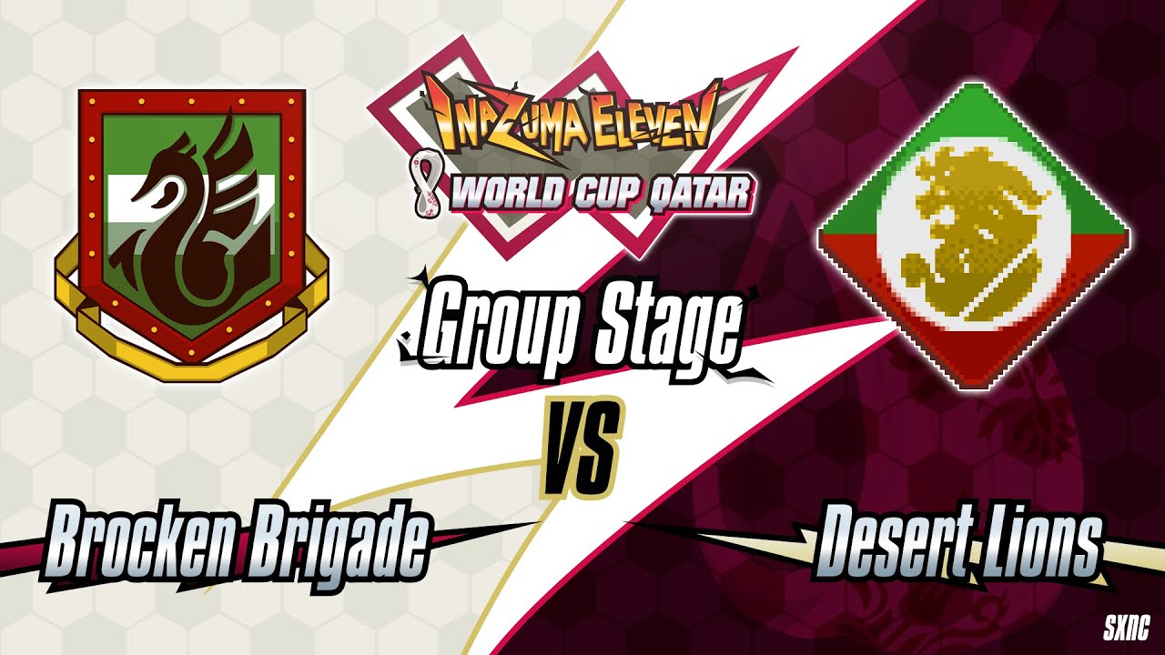 Brocken Brigade VS Desert Lions | Inazuma Eleven World Cup Qatar 1080p
